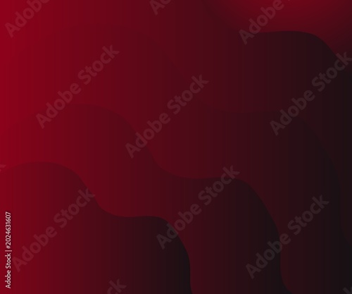 Red and black geometric background.Abstract fluid wave shapes.