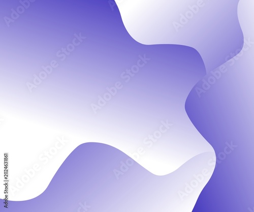 Geometric design wave shape with purple and white background.