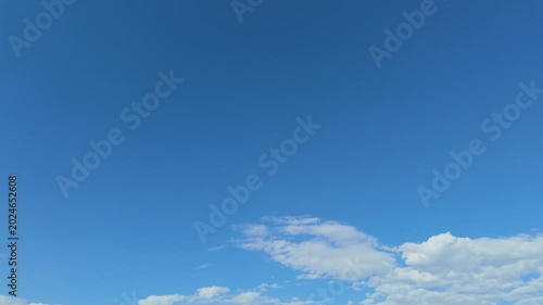 Fast Moving Clouds Over Open Sky Timelapse