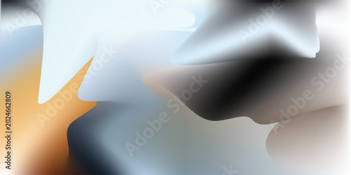 Fotografía Elegant abstract background with a smooth blend of gold, blue, and brown tones,