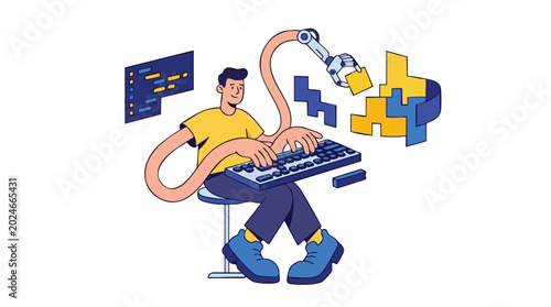 Agile Software Engineer Leveraging AI Automation and Robotics to Optimize Scalable Enterprise Tech Solutions