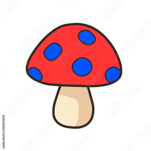 Konstfotografi fly agaric mushroom