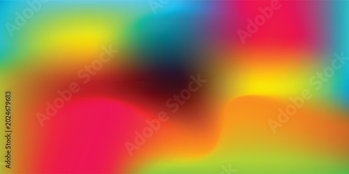 Fotografía Vibrant Abstract Gradient Background with Blended Colors.