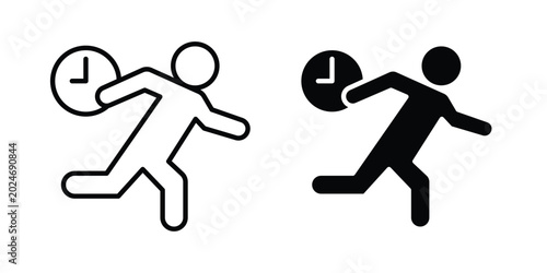 Busy icon for mobile apps and websites.