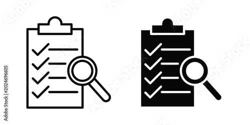 Canvas Print Inspection icon for mobile apps and websites.