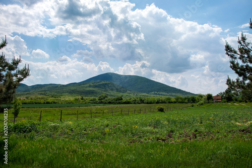 Foto Landscape of Vršac mountains in Vojvodina, Serbia