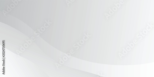Valokuva Abstract white and gray wave background. Vector illustration