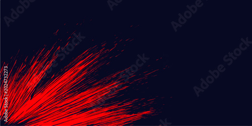 Foto An abstract fiery background featuring a dynamic explosion of red and orange lin