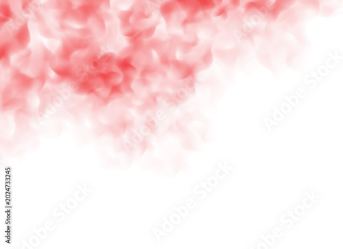 Red smoke cloud fog mist overlay for artistic background decor PNG