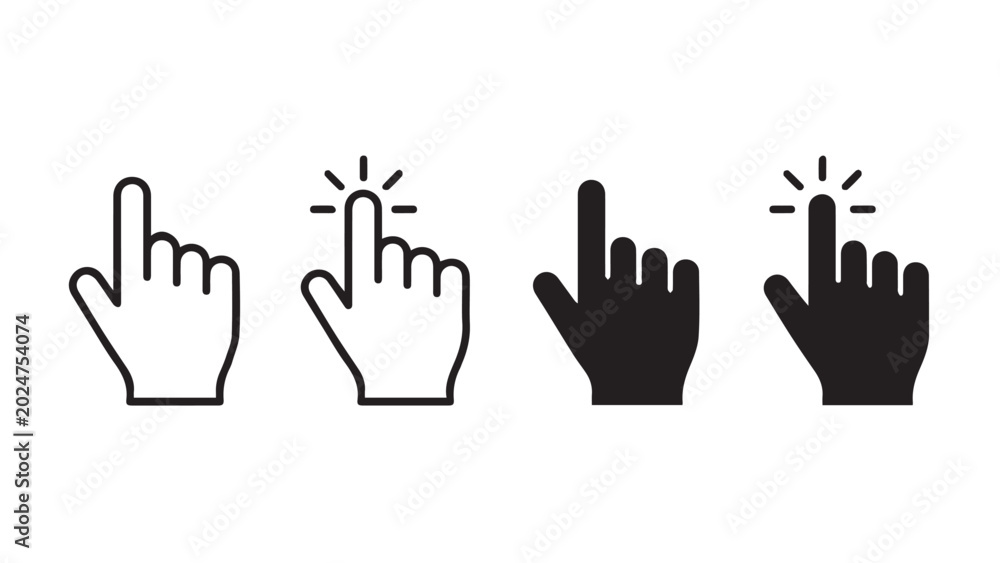 Fototapeta premium hand cursor