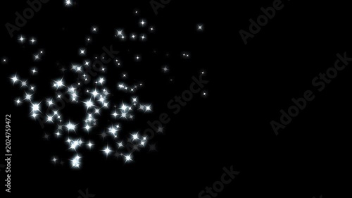 magic sparkles glitter white doodle stars trail burst animation, Luxury white glitter sparkles star trail, glitter sparkle shine stars dust burst, white twinkling particles motion on black screen.4k