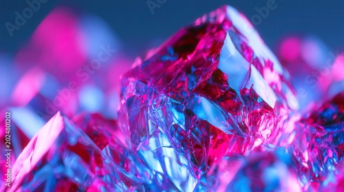 Glowing Rare Earth Elements Crystals in Futuristic Lab Setting, Detailed Mineral Textures, Atmosphere of Scientific Discovery, Advanced Materials Exploration