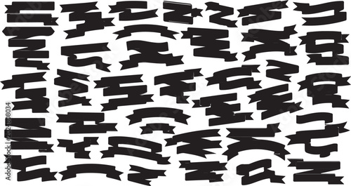 Black graffiti alphabet, urban typography set, stencil letters, vector characters