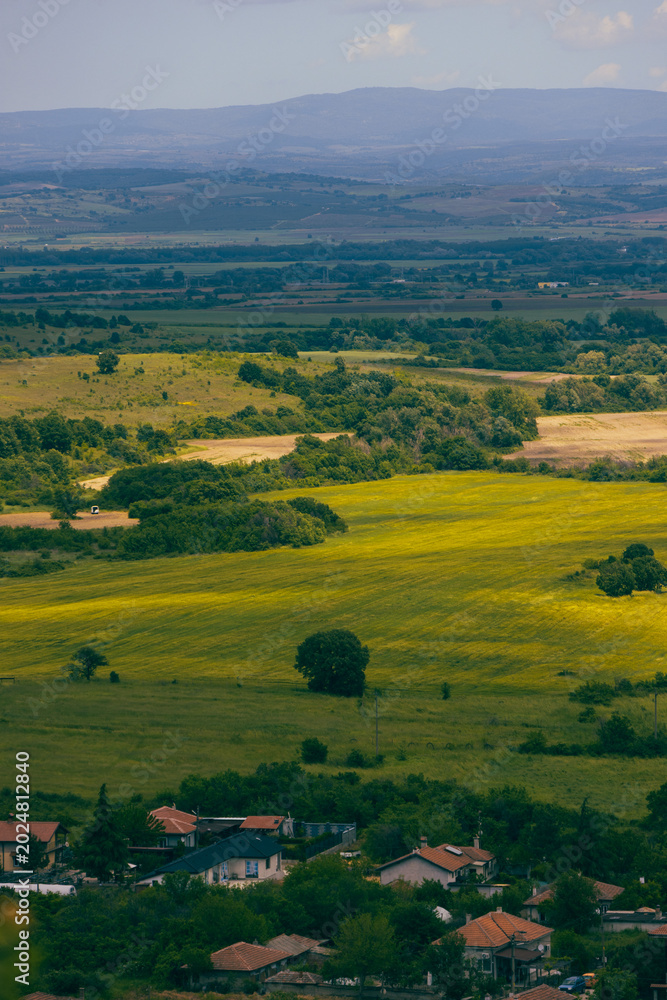 Naklejka premium landscape in the mountains