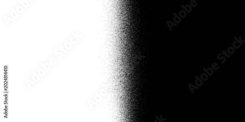 Vector black and white halftone gradient banner, texture template made of lines, grunge graphic backdrop, texture vector background template.