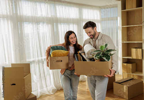 Moving day into new home