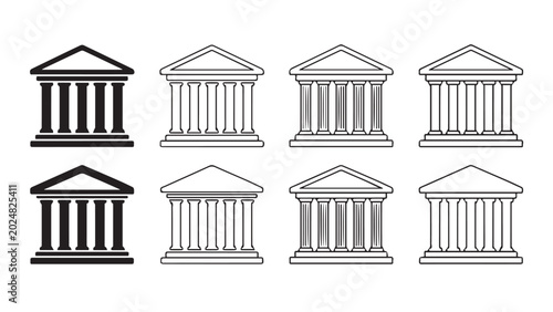 Photography building icons