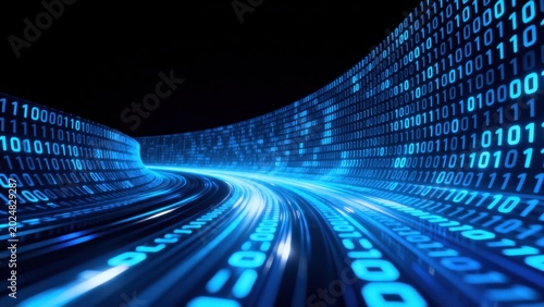 Digital binary code tunnel