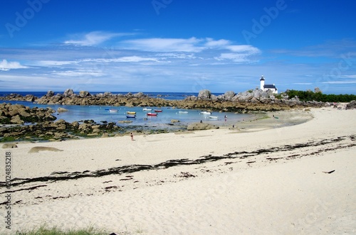 Beach in Brittany in France, Europe