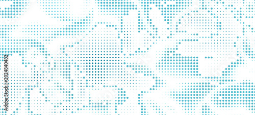 Fotografía Dotted comic cloud background
