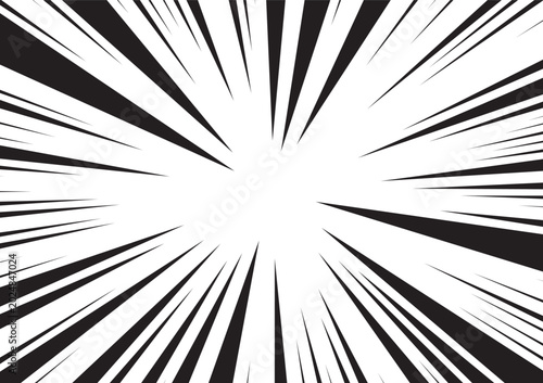Comic speed lines background, cartoon explosion burst, superhero radial rays frame, manga anime sunburst, vector impact effect, pop art flash beams, action burst design.