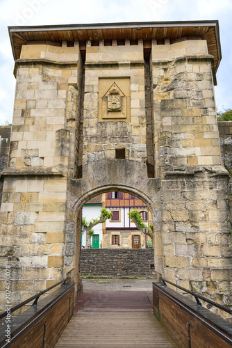 Medieval Walled Old Town of Hondarribia, Historic Architecture, Basque Country, Spain