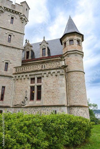 Chateau d Abbadie, Neogothic Castle on the Cliffs of Hendaye, French Basque Country