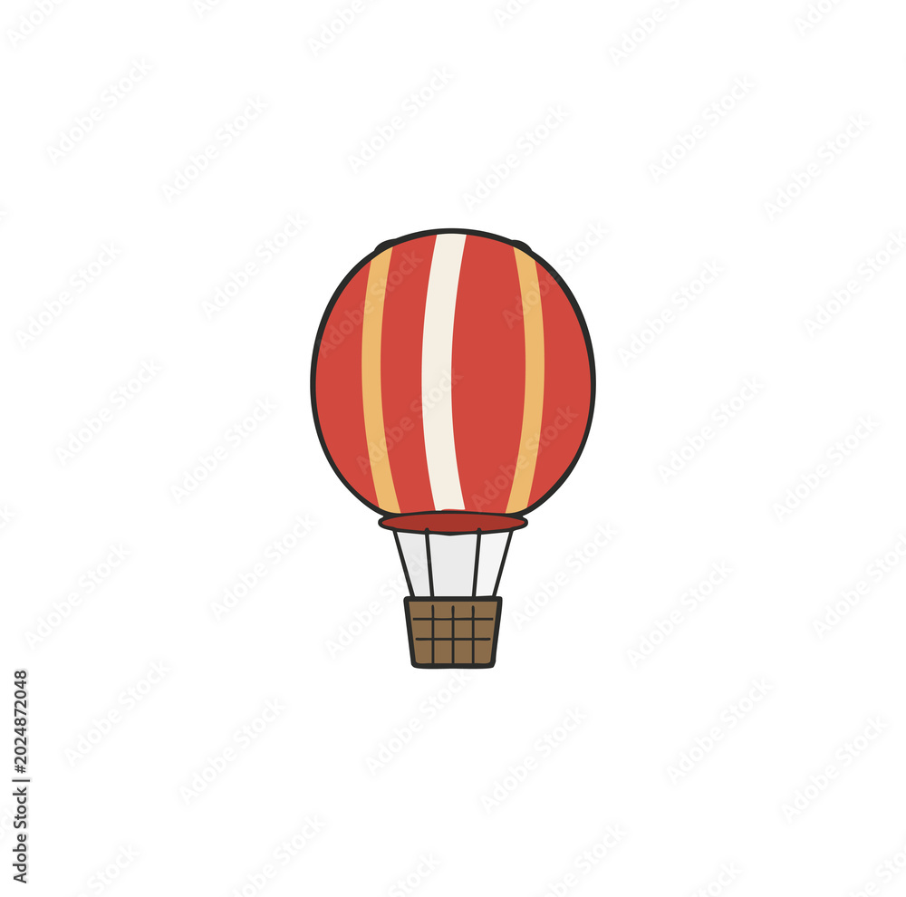 Fototapeta premium hot air balloon PNG