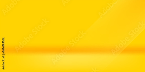 Quadro su tela Yellow abstract background for product placing