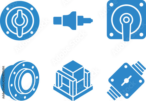 Refueling valves and satellite fuel transfer system icons with probe
