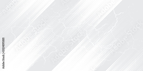 Obraz na plátne Gradient grunge texture background in gray and white with halftone dots