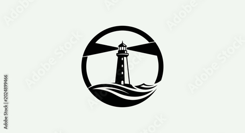 Lighthouse icon illustration