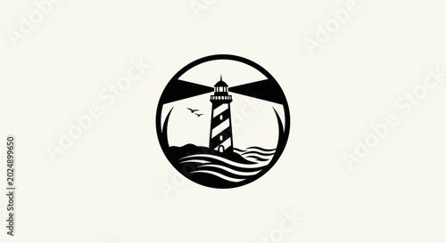 Lighthouse icon illustration
