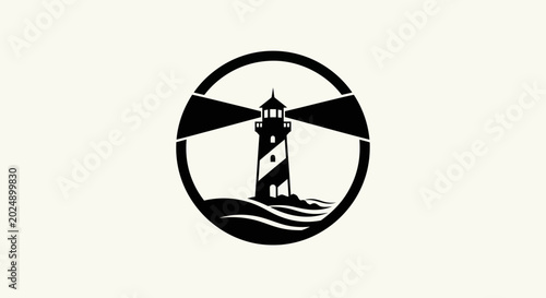 Lighthouse icon illustration