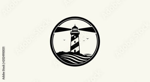 Lighthouse icon illustration