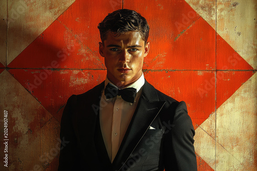 Old Hollywood Charm Meets a Visionary Futuristic Scene