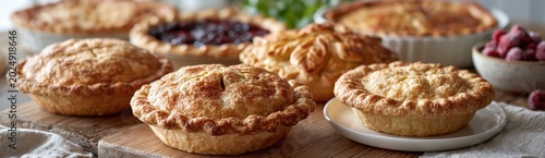 pies - delicious assortment of baked pastries 