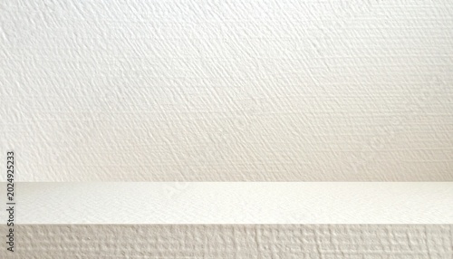 Textured white paper background with subtle grain and soft cream tones creates a clean minimal surface ideal for design projects, presentations, branding layouts, product mockups, and elegant visual c