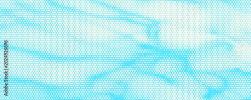 Tableau sur toile Blue and white water ripples light surface overlay background