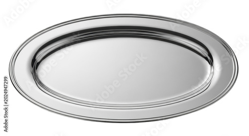 silver serving tray png oval platter png metal plate transparent background image