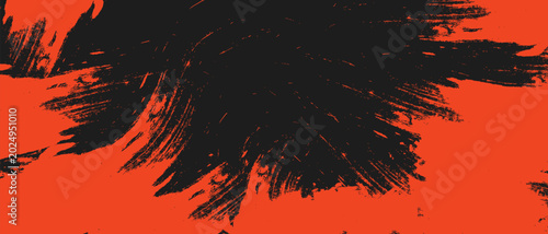 Fényképezés Abstarct Grunge Brush Background
