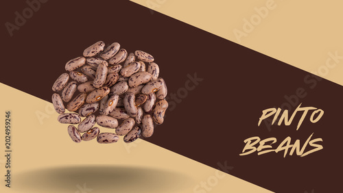 Foto vegetables - pinto beans
