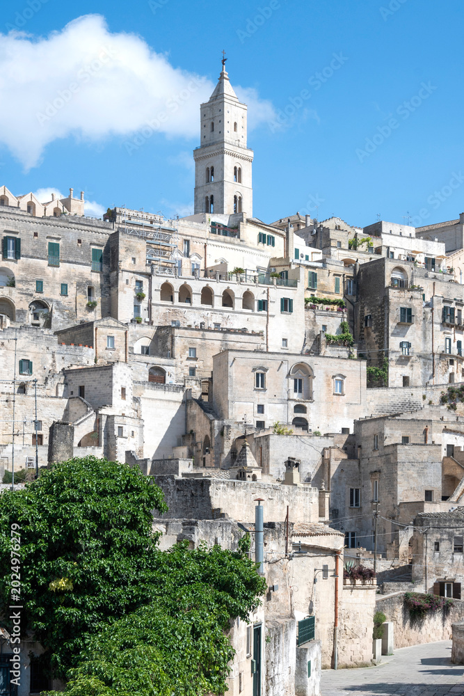 Obraz premium The Old town of Matera, Basilicata Region, Italy