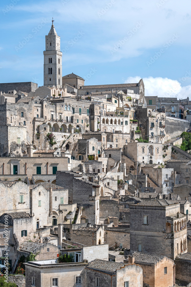 Obraz premium The Old town of Matera, Basilicata Region, Italy