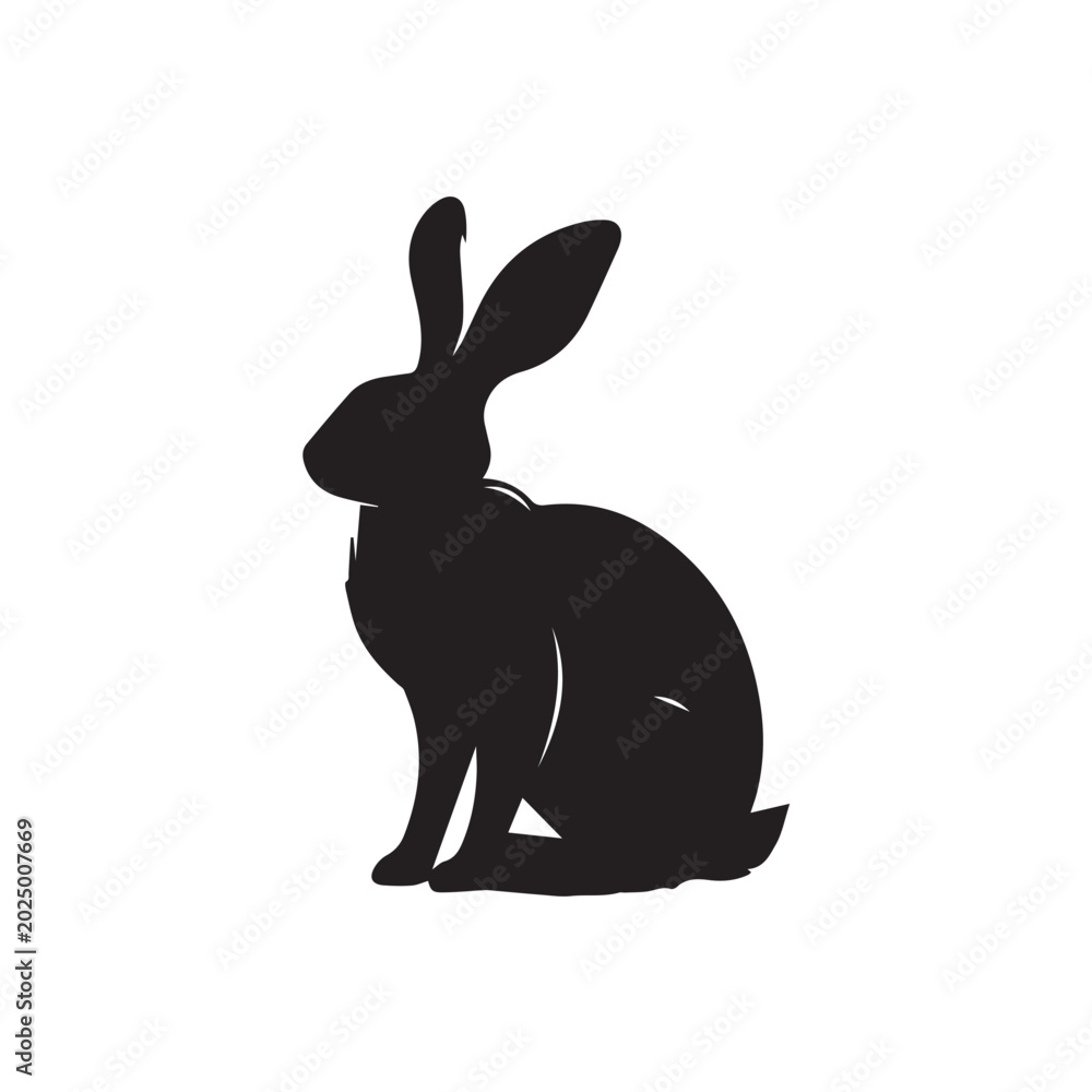 Fototapeta premium vector illustration of a rabbit