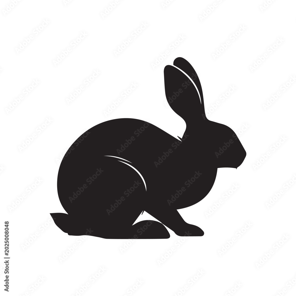 Fototapeta premium vector illustration of a rabbit