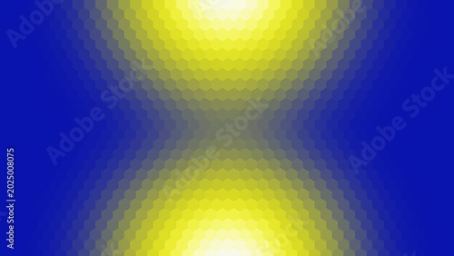 Fotografija background design with color pastel blue and yellow gradient hexagon pattern surface