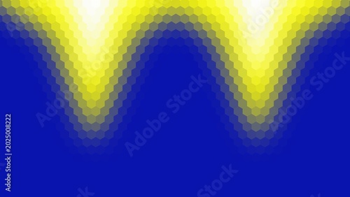Fotografía background design with color pastel blue and yellow gradient hexagon pattern surface