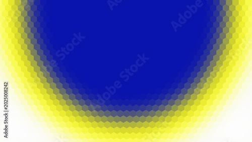 Fotografi background design with color pastel blue and yellow gradient hexagon pattern surface