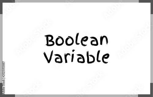 фотографія Boolean Variable